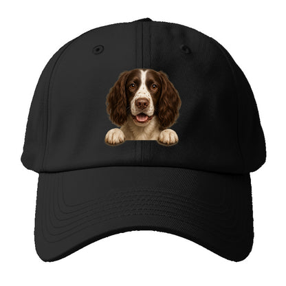 English Springer Spaniel  - Baseball Cap - Baseball Cap For Big Heads - Black