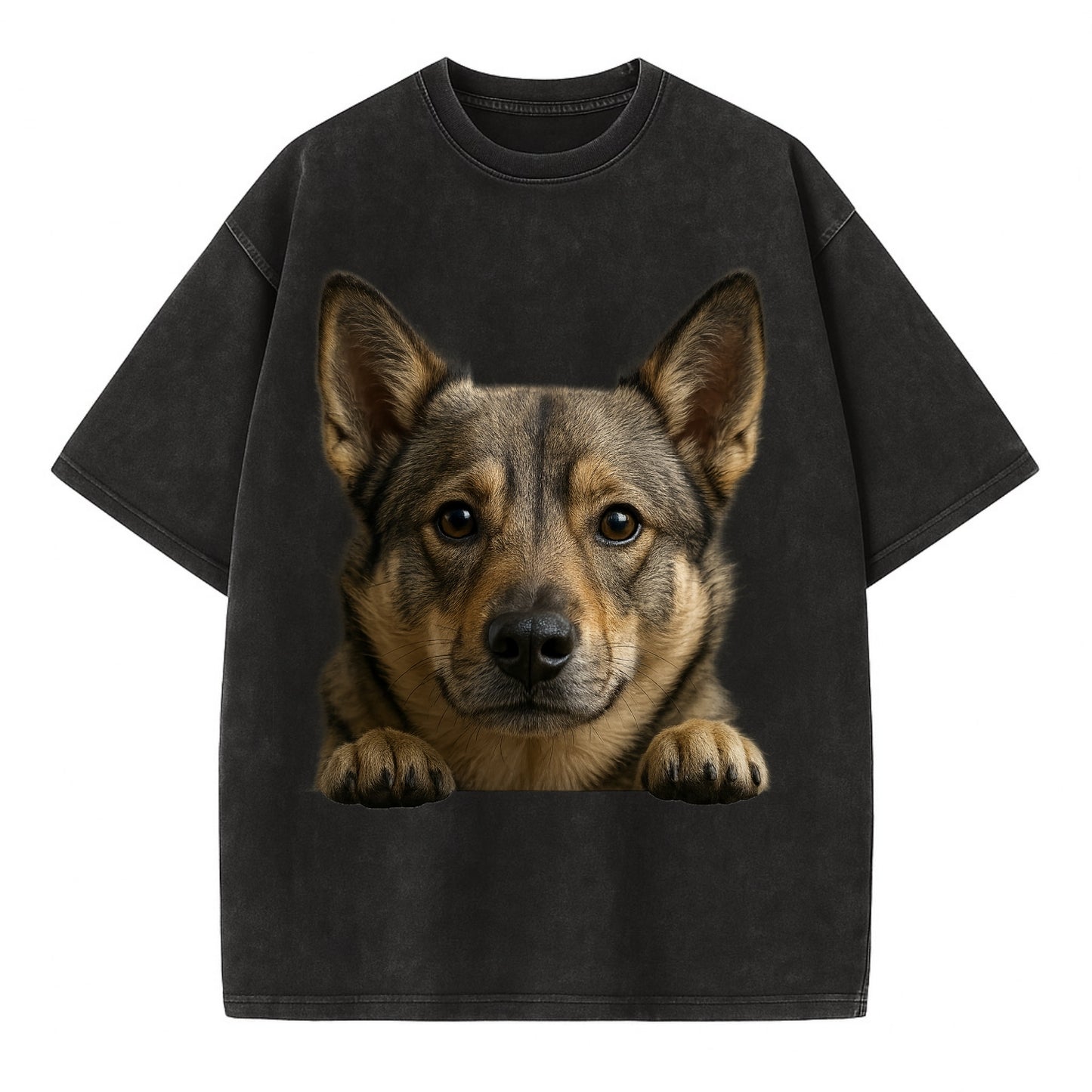 Swedish Vallhund  - Vintage T-shirt - Black