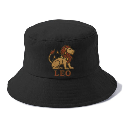 Leo Lion  - Bucket Hat - Black