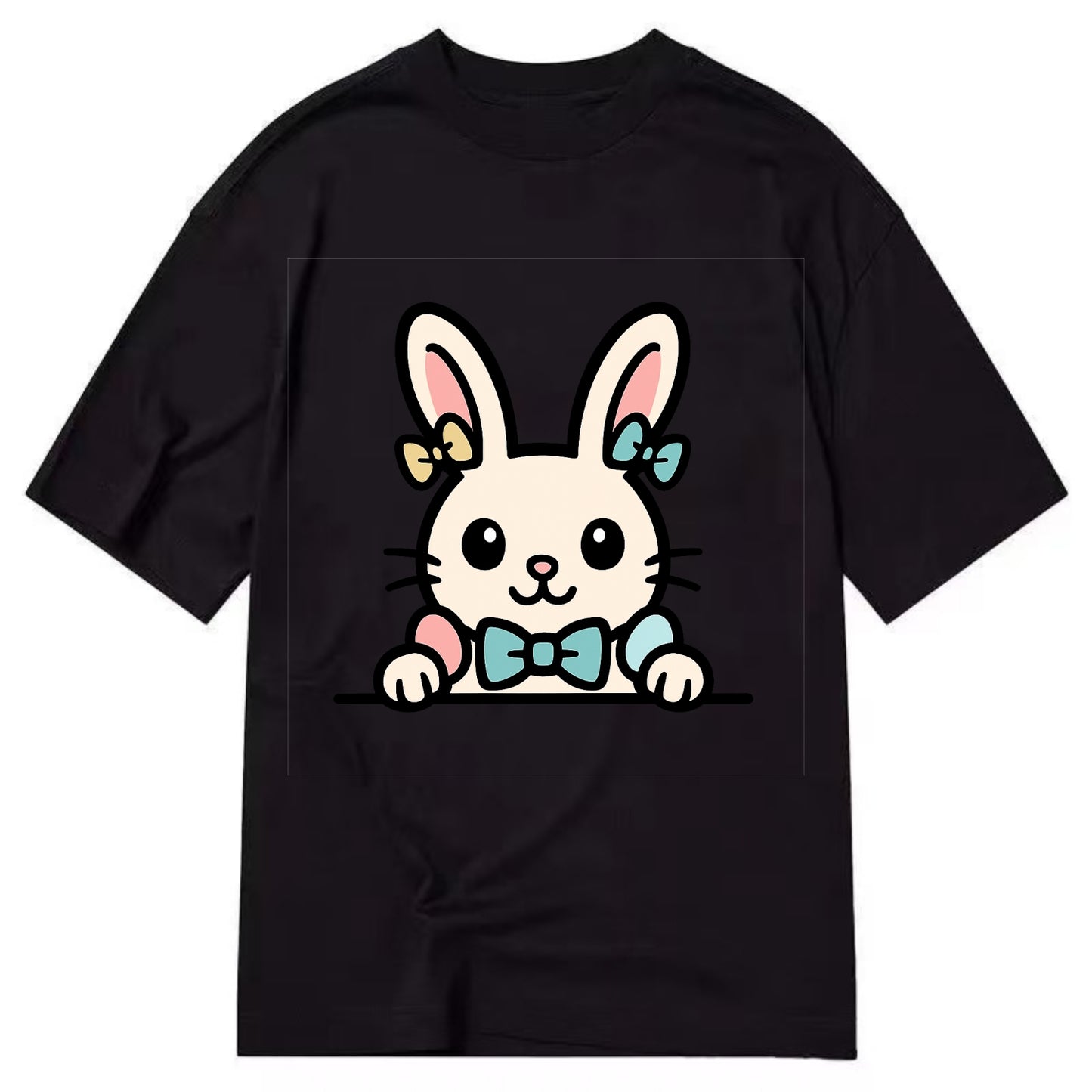 Easter Bunny  - Classic T-shirt - Black