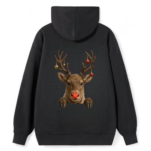 Christmas Reindeer  - Classic Pullover Hoodie
