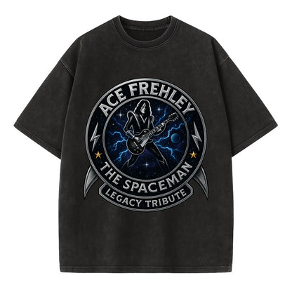 Ace Legacy Seal - Vintage T-shirt - Black