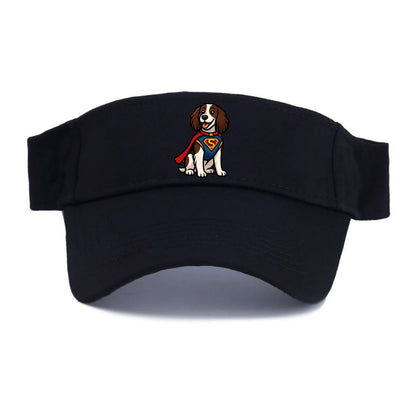 Springer Spaniel Friendly Hero  - Visor - Black