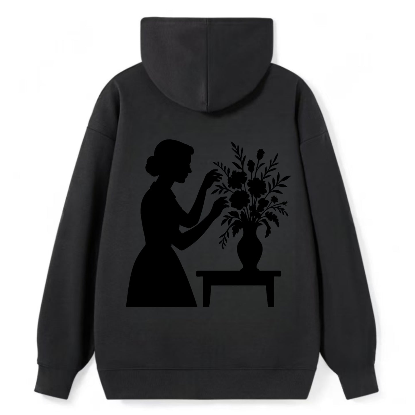 Florist arranging dramatic bouquet - Classic Pullover Hoodie - Black