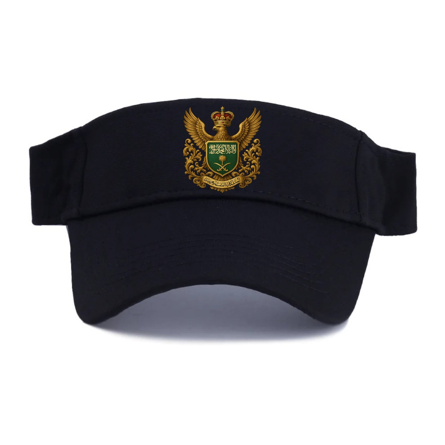 Saudi Arabia Heritage Badge  - Visor - Black