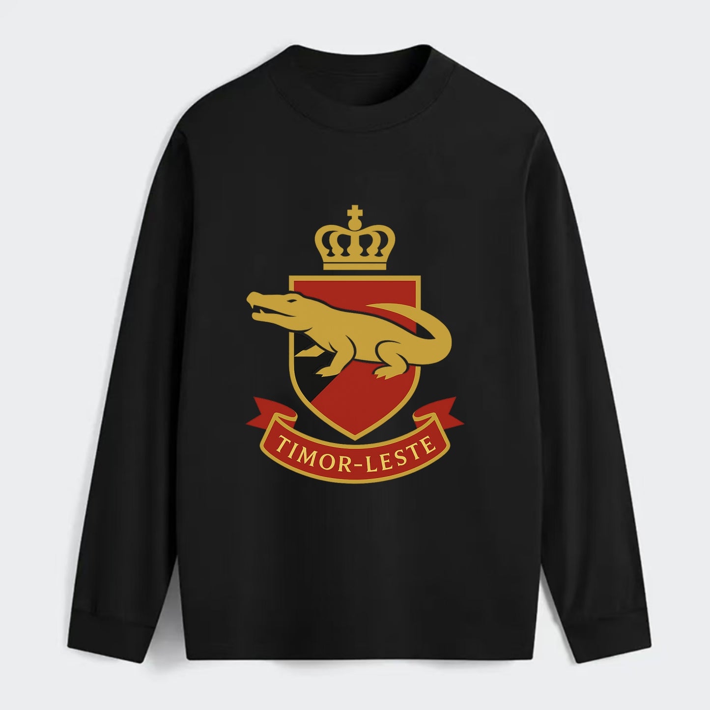 Timor-Leste Royal Logo  - Classic Long Sleeve Shirt - Black
