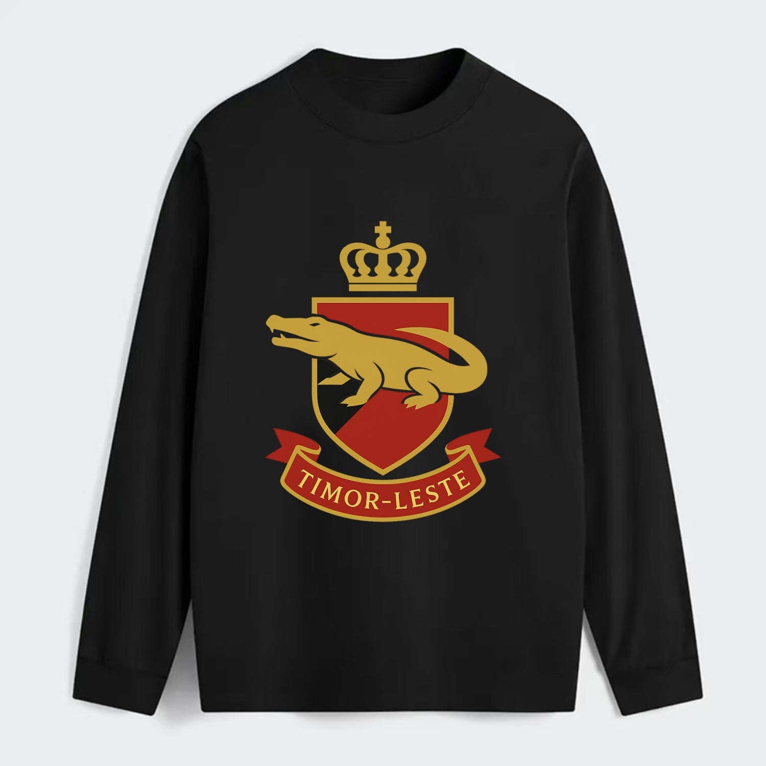Timor-Leste Royal Logo  - Classic Long Sleeve Shirt - Black