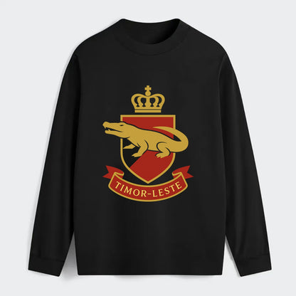 Timor-Leste Royal Logo  - Classic Long Sleeve Shirt - Black