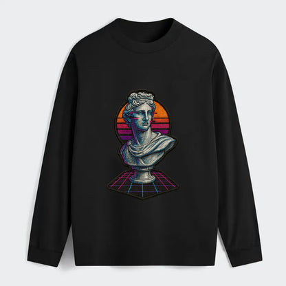 Greek Statue - Classic Long Sleeve Shirt - Black