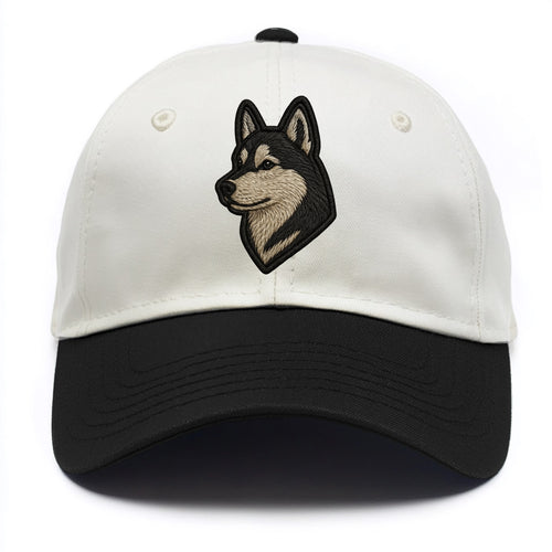 Siberian Husky - Contemporary wolf-like - Two Tone Cap