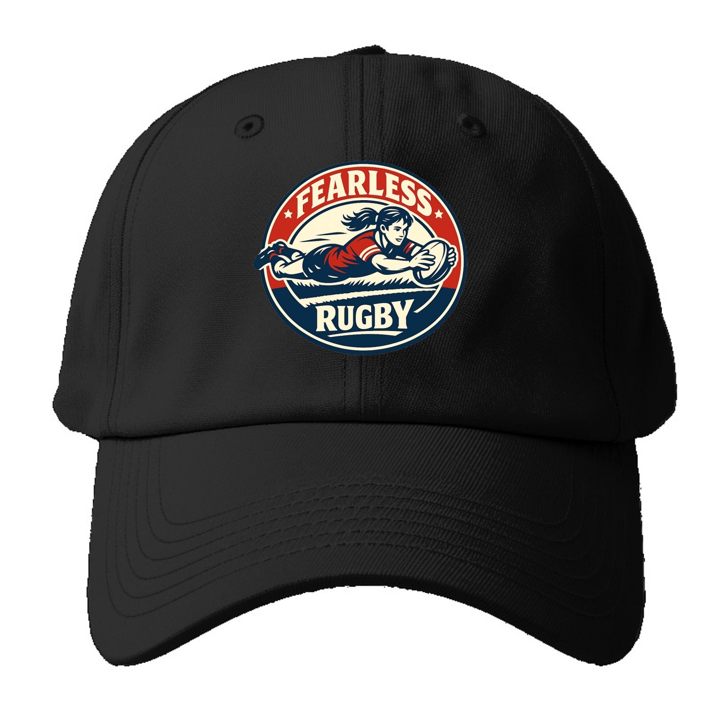 Fearless Try Scorer Emblem - Baseball Cap - Black
