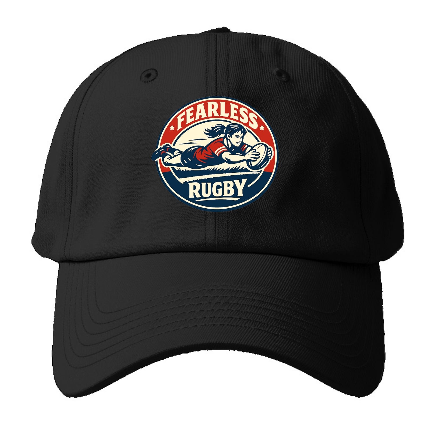 Fearless Try Scorer Emblem - Baseball Cap - Black
