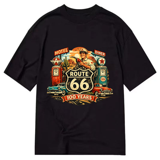 FILL ER UP | Vintage gas pumps | Flying A or Texaco style | Service station | - Classic T-shirt - Black