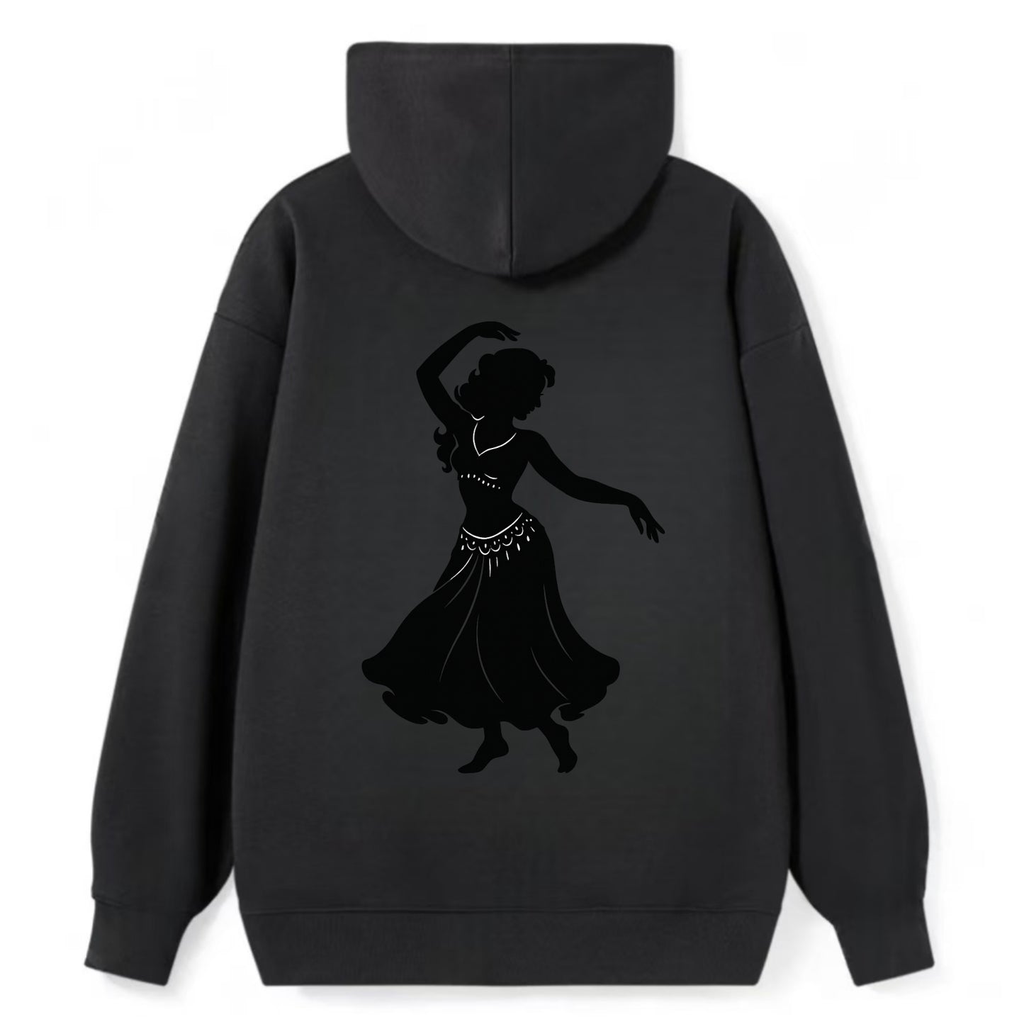 Belly dancer graceful gesture - Classic Pullover Hoodie - Black