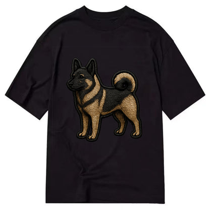 Norwegian Elkhound - Trendy Nordic desig - Classic T-shirt - Black