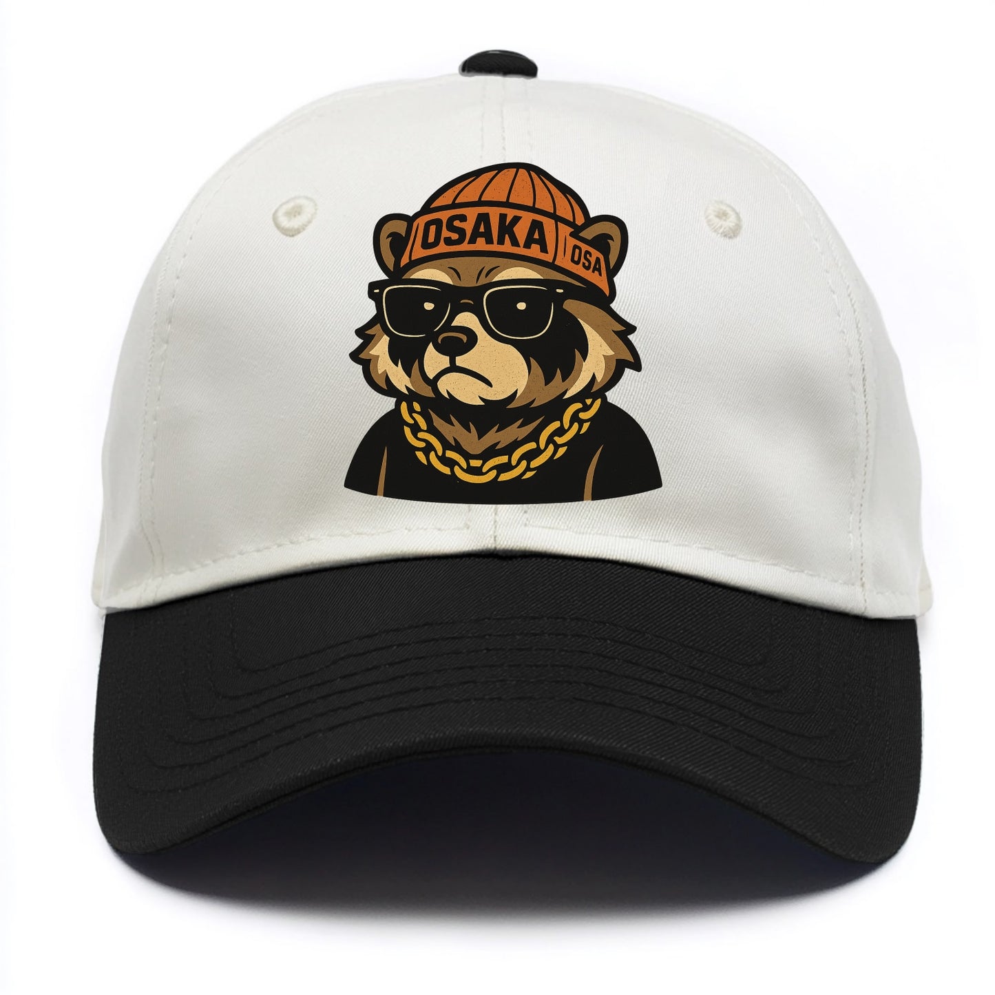 Osaka Tanuki - Two Tone Cap - Black
