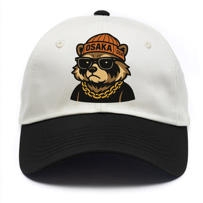 Osaka Tanuki - Two Tone Cap - Black