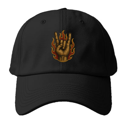 Devil Horns  - Baseball Cap - Black