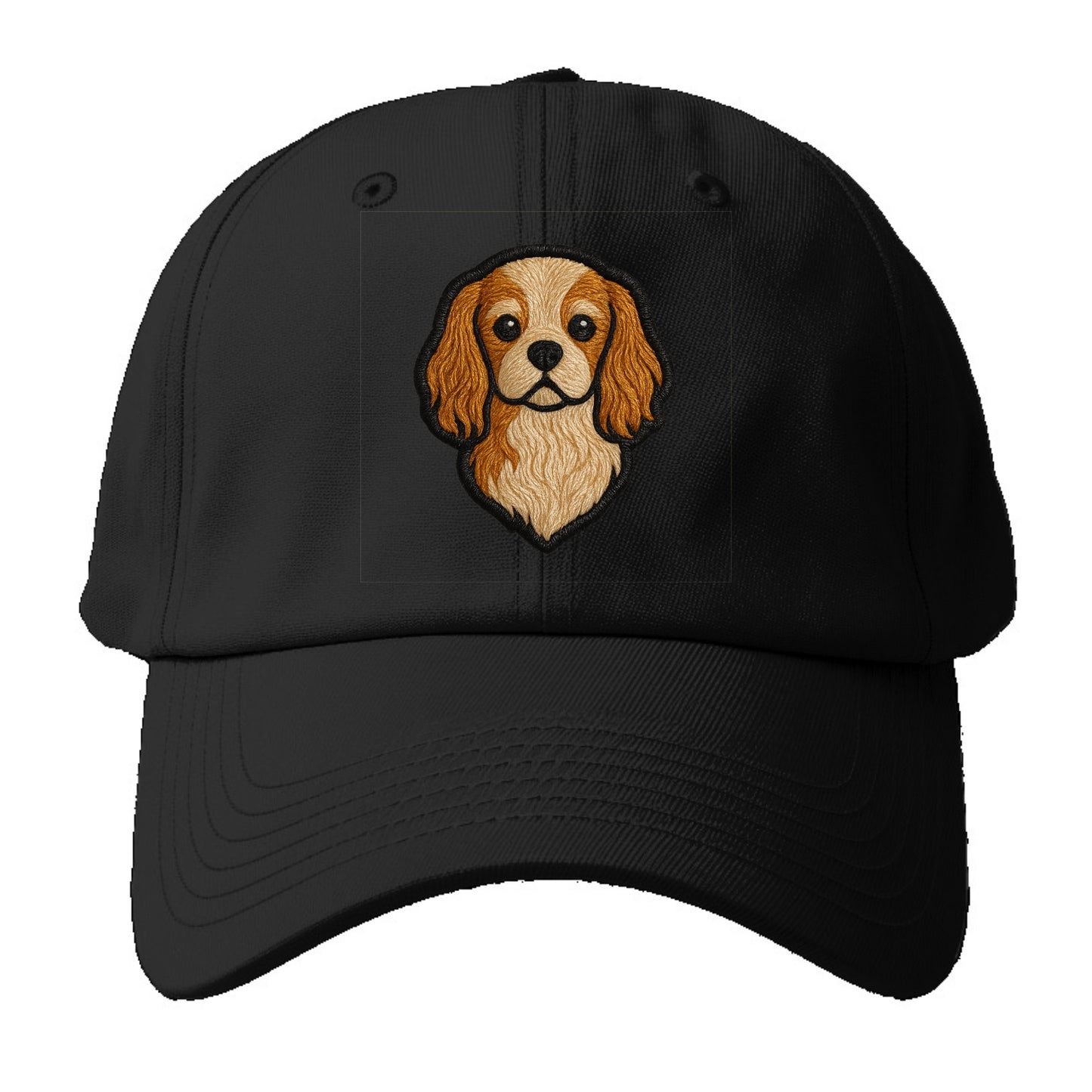 Cavalier King Charles Spaniel - Modern g - Baseball Cap - Black
