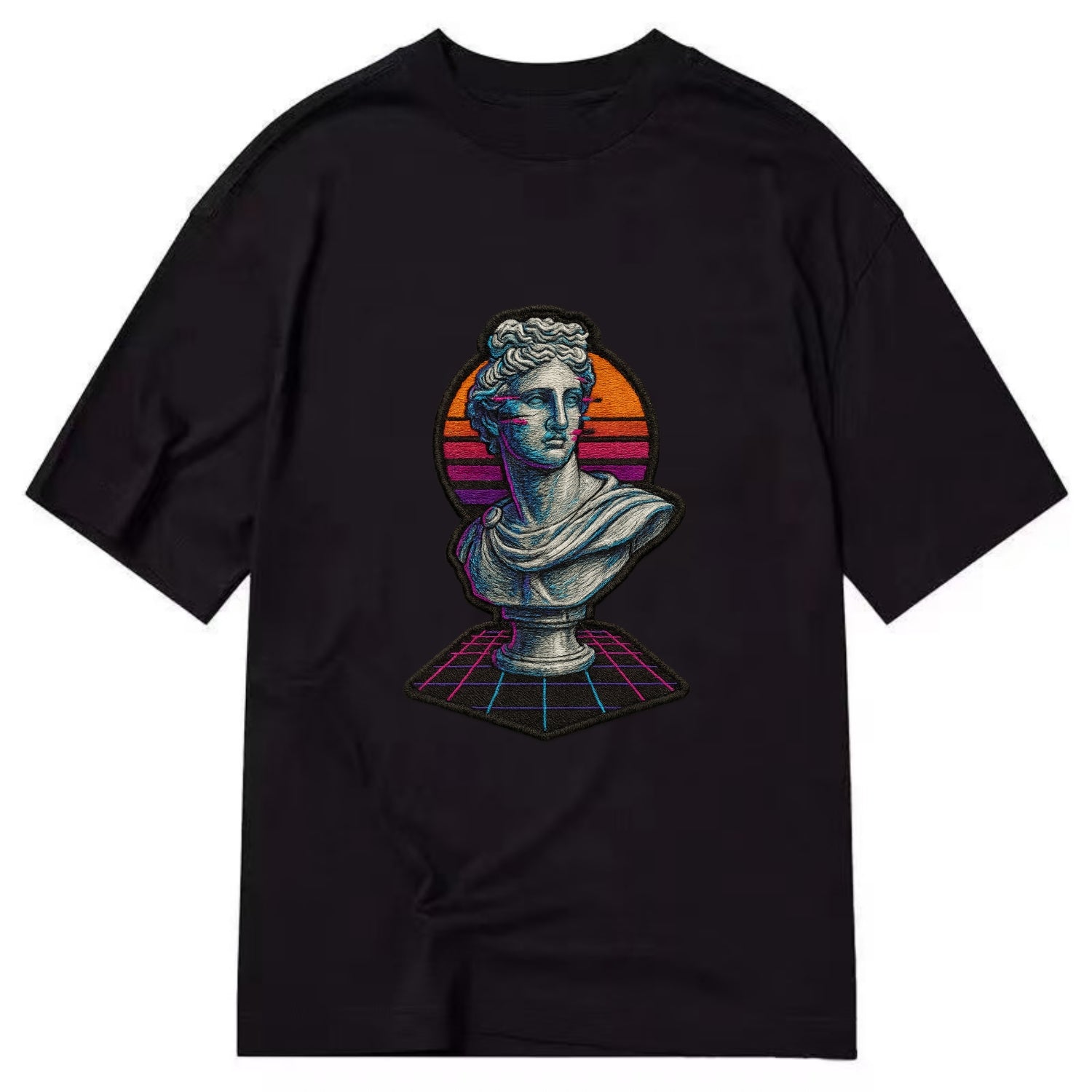 Greek Statue - Classic T-shirt - Black
