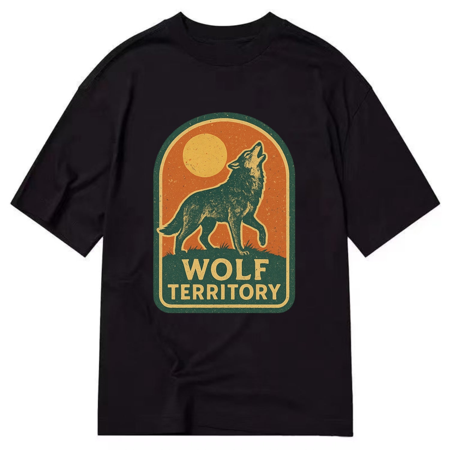 Wolf Territory Marking  - Classic T-shirt - Black