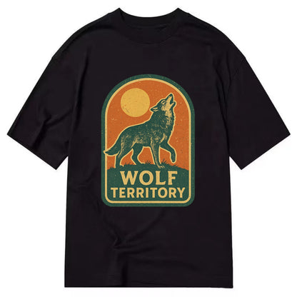 Wolf Territory Marking  - Classic T-shirt - Black