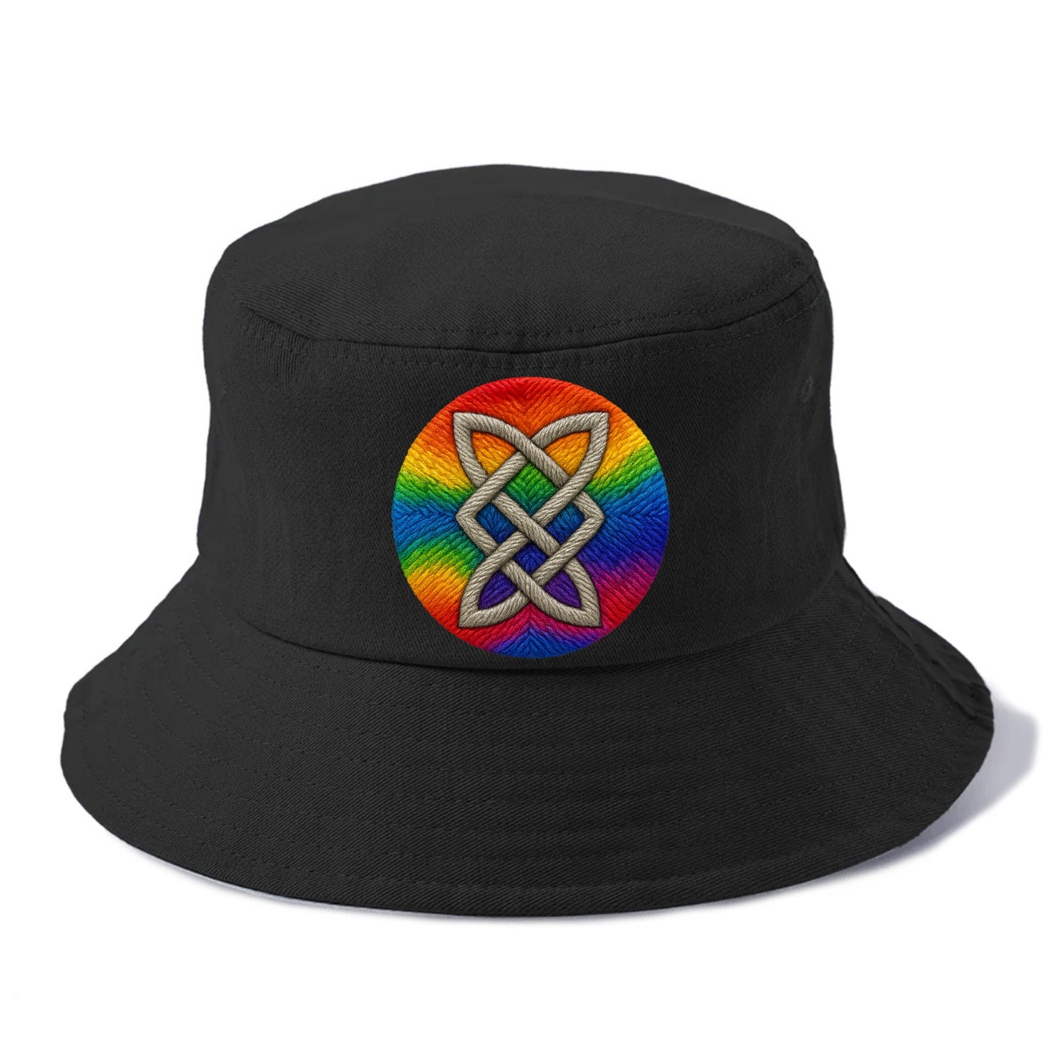 Celtic Shield Knot  - Bucket Hat - Black
