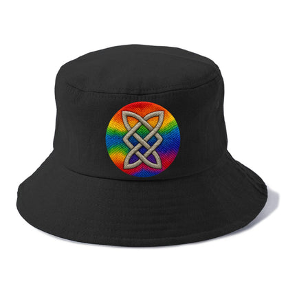 Celtic Shield Knot  - Bucket Hat - Black