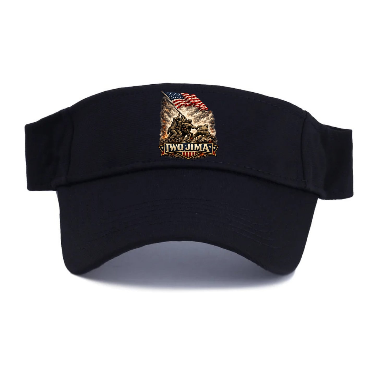 Iwo Jima Flag Raising - Visor - Black