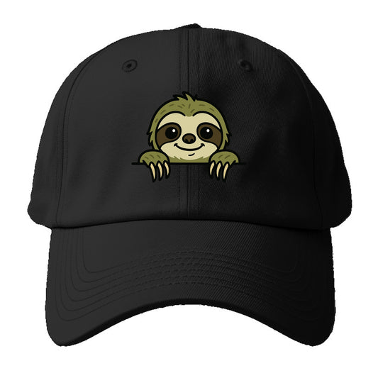 Sloth  - Baseball Cap For Big Heads - Black