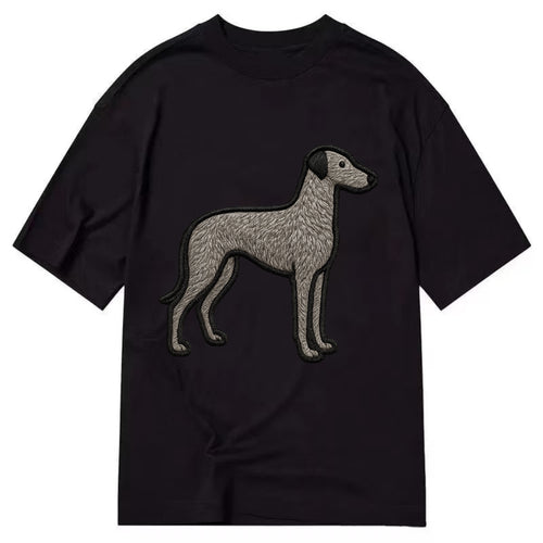 Scottish Deerhound - Trendy hound silhou - Classic T-shirt