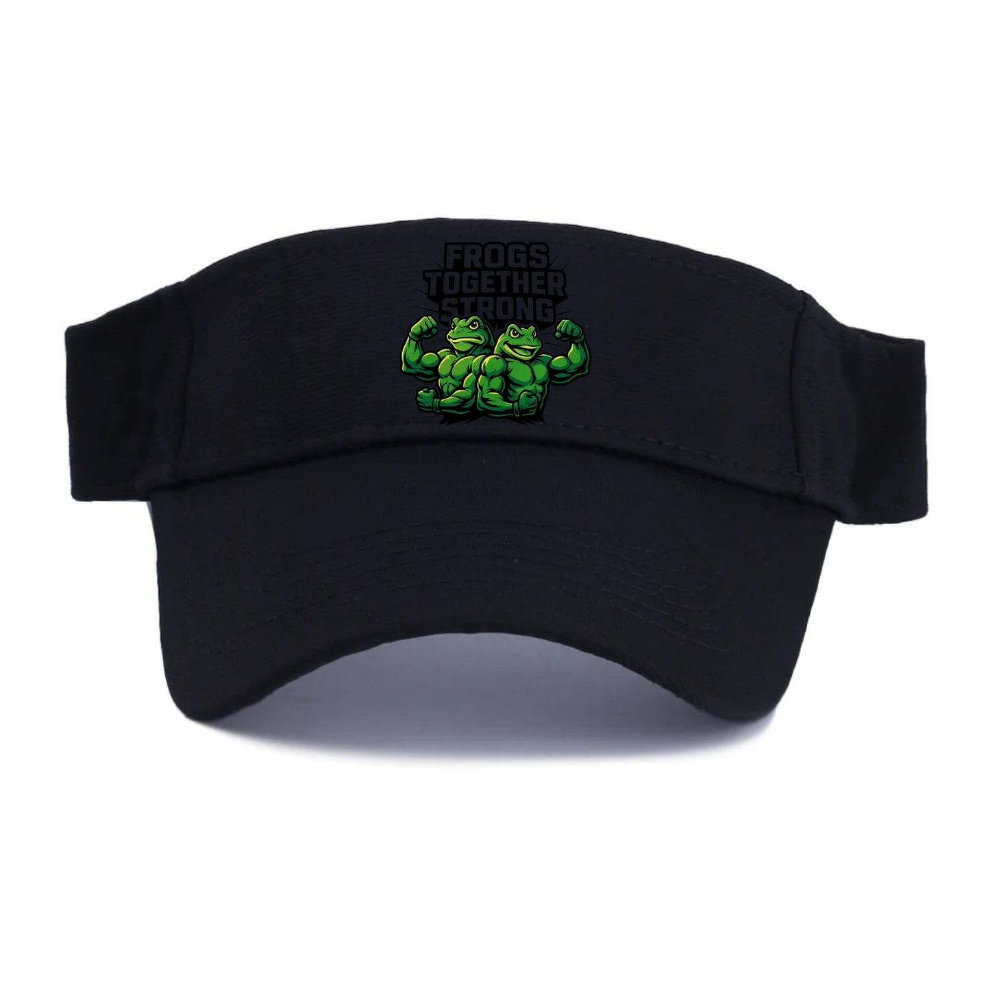 Frogs Together Strong - Visor - Black