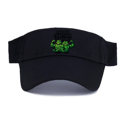 Frogs Together Strong - Visor - Black