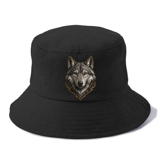 Wolf Totem  - Bucket Hat - Black