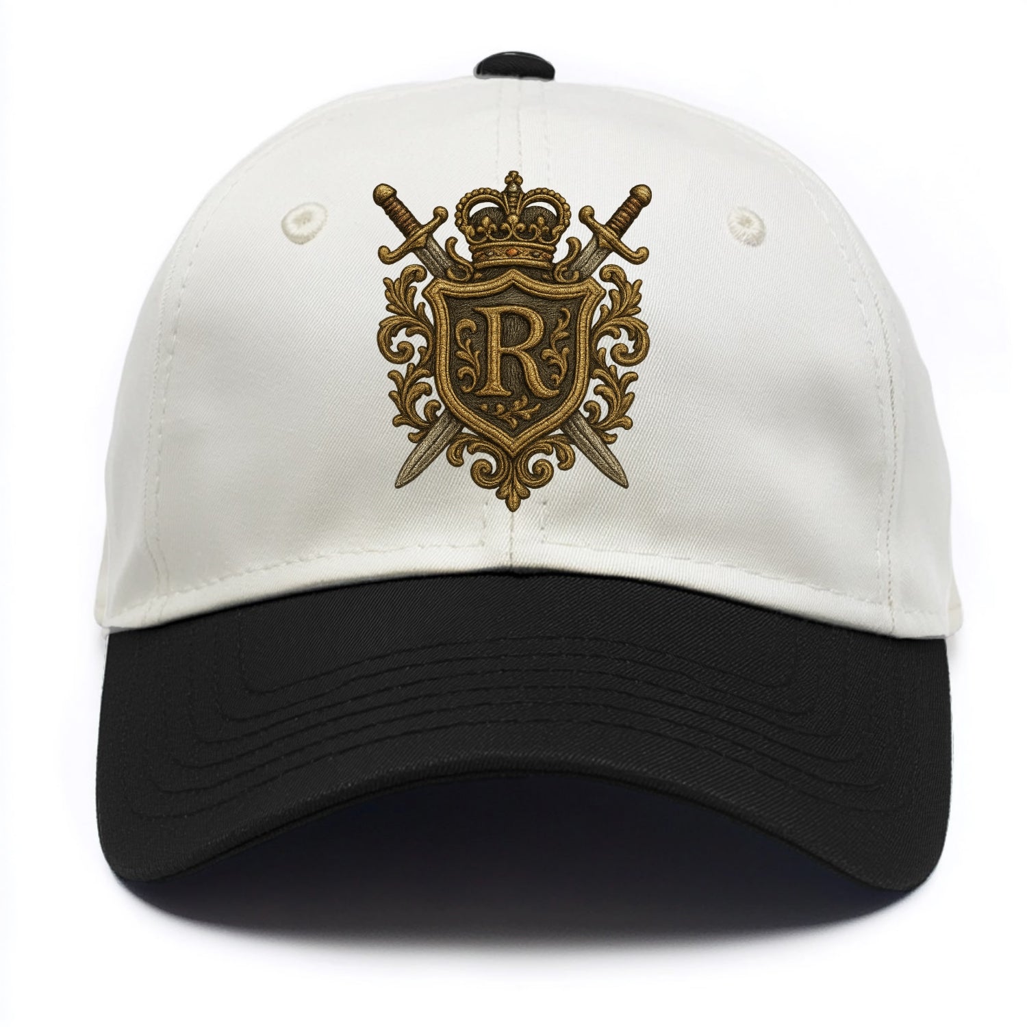 Royal Crest  - Two Tone Cap - Black