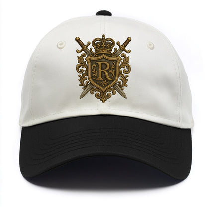 Royal Crest  - Two Tone Cap - Black
