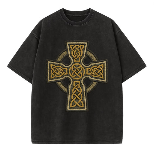 Celtic Cross  - Vintage T-shirt