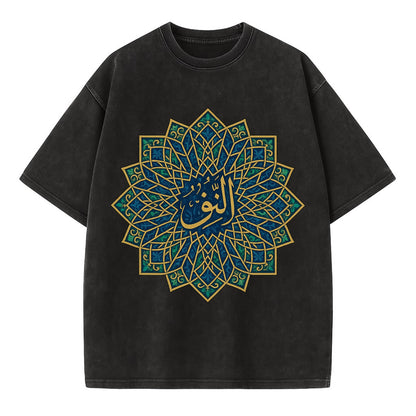 An-Nur Radiance - Vintage T-shirt - Black