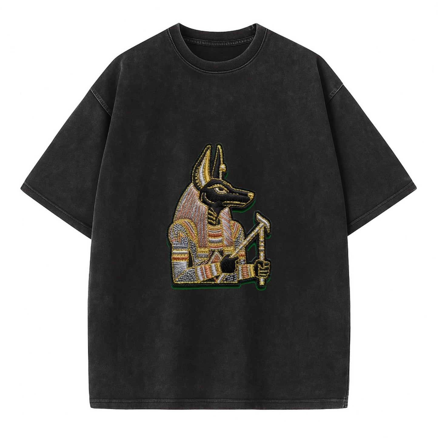Anubis - Vintage T-shirt - Black