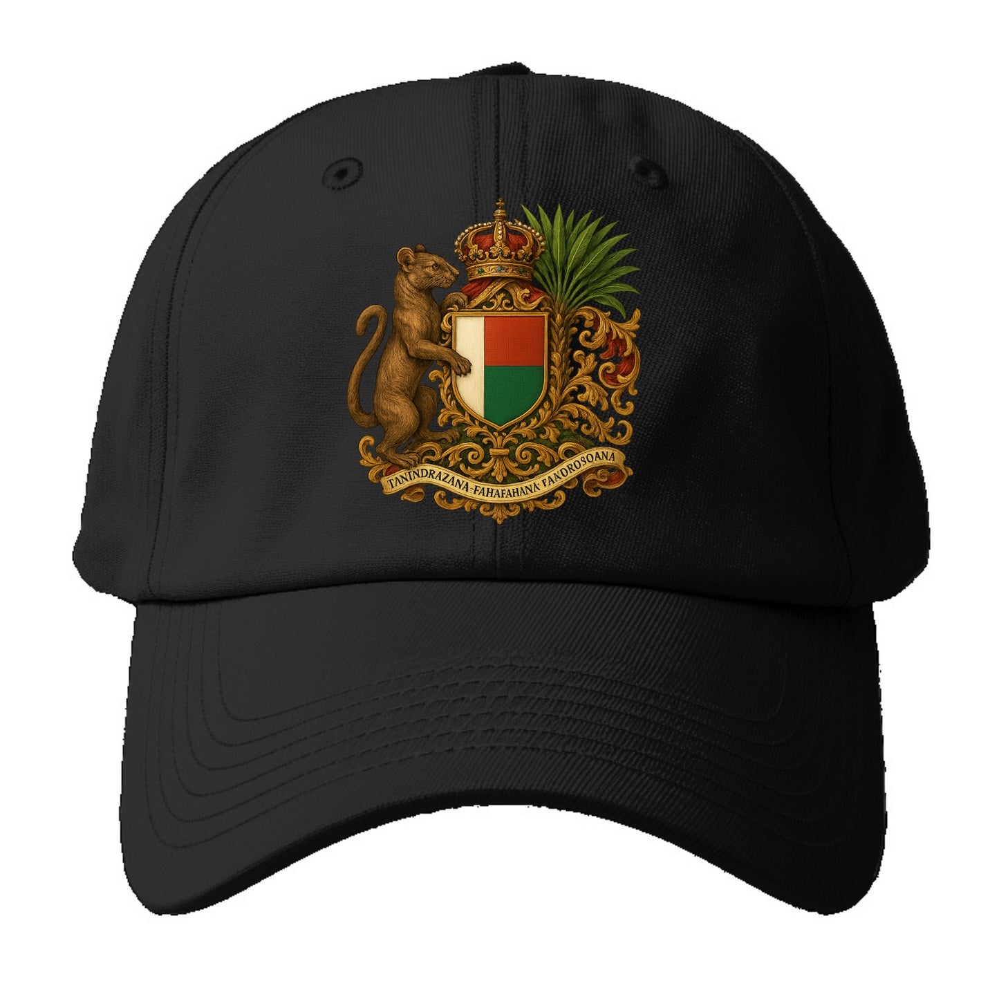 Madagascar Fossa Hunter  - Baseball Cap - Black