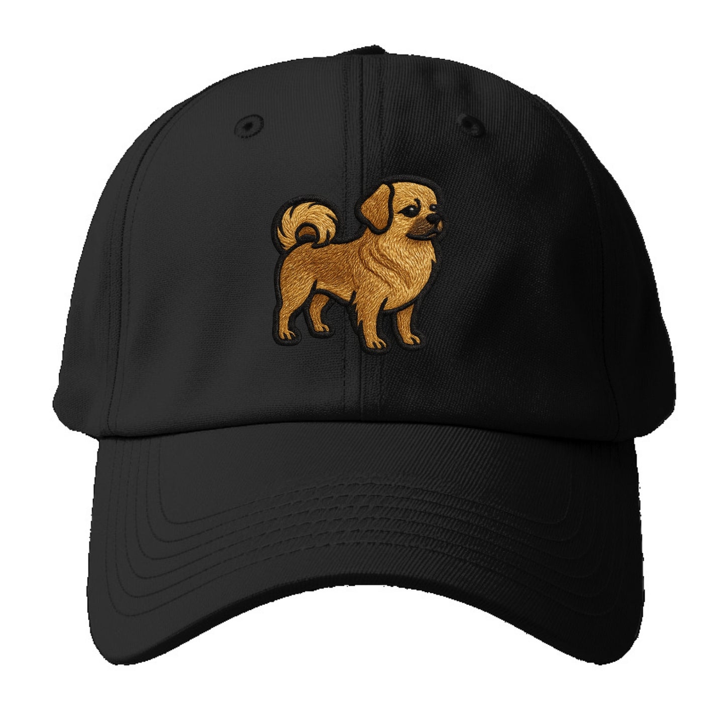Tibetan Spaniel - Modern Tibetan breed d - Baseball Cap - Black