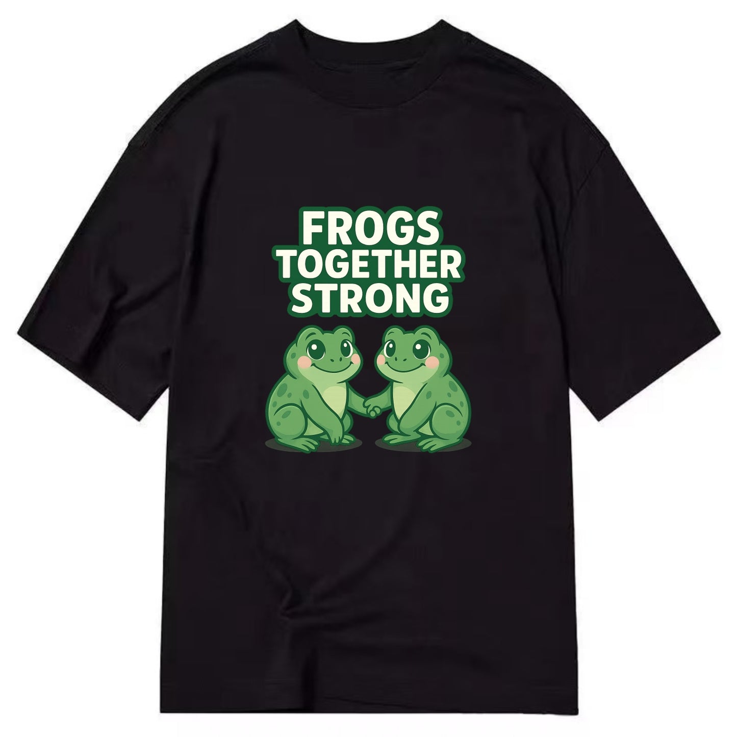 Frogs Together Strong 2 - Classic T-shirt - Black