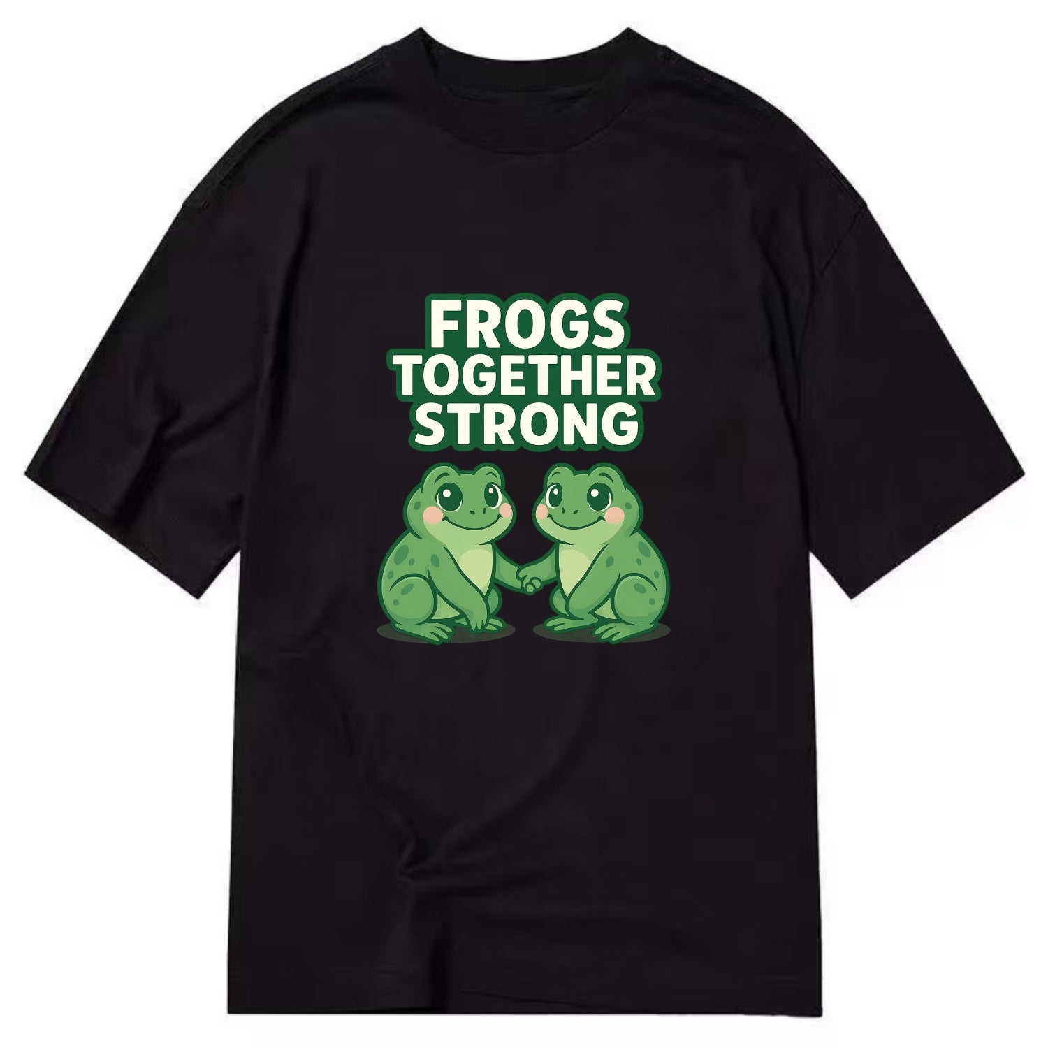 Frogs Together Strong 2 - Classic T-shirt - Black
