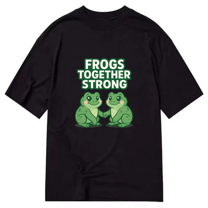 Frogs Together Strong 2 - Classic T-shirt - Black
