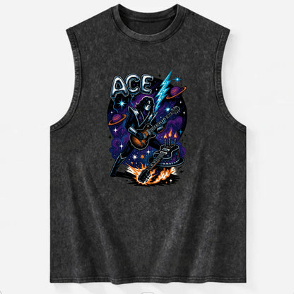 Ace Birthday Celebration - Vintage Washed Tank - Black