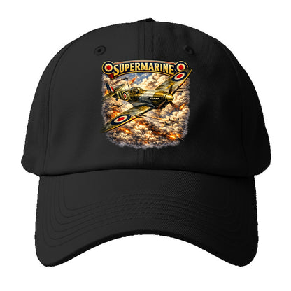 Supermarine Spitfire - Baseball Cap - Black