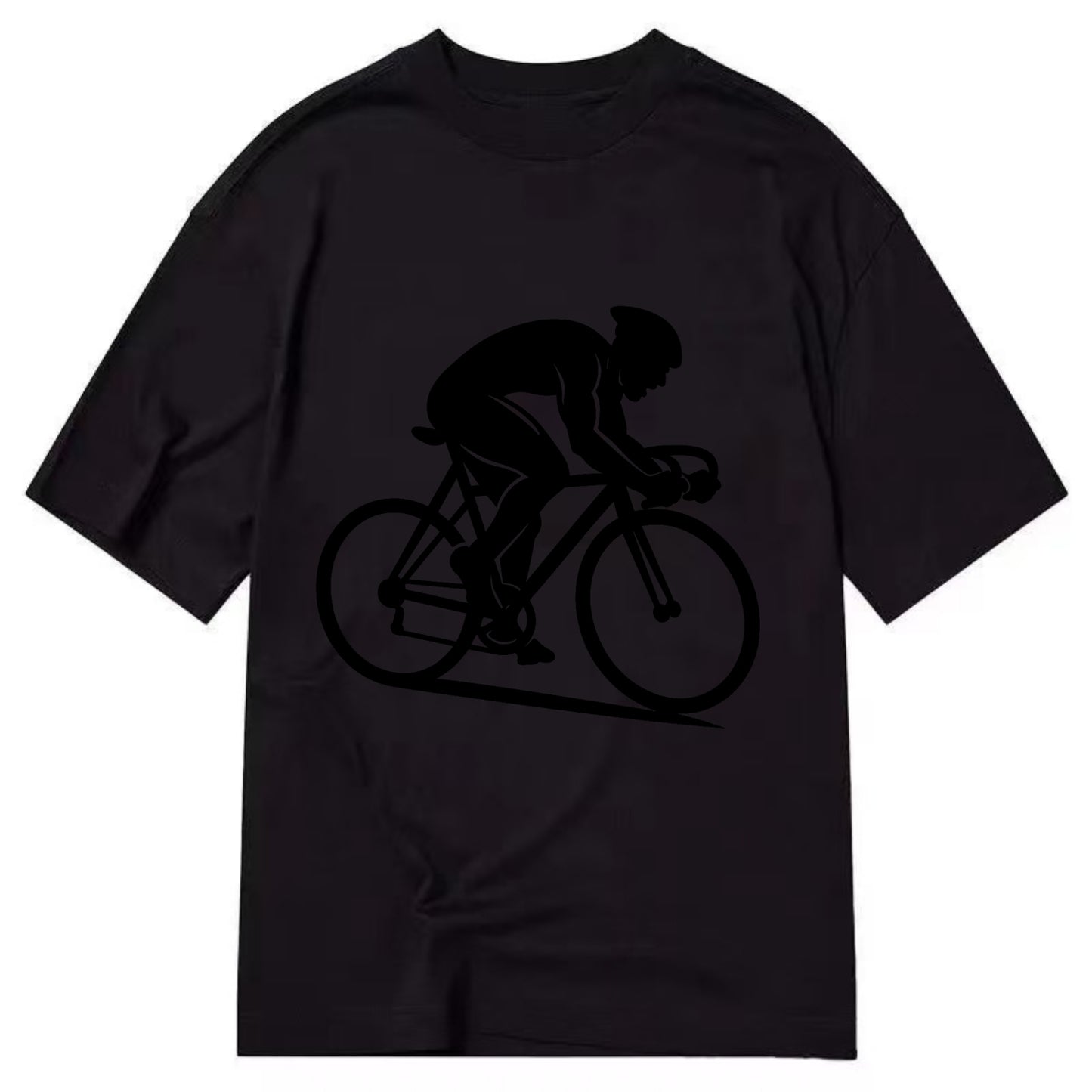 Sprint cyclist racing stance - Classic T-shirt - Black