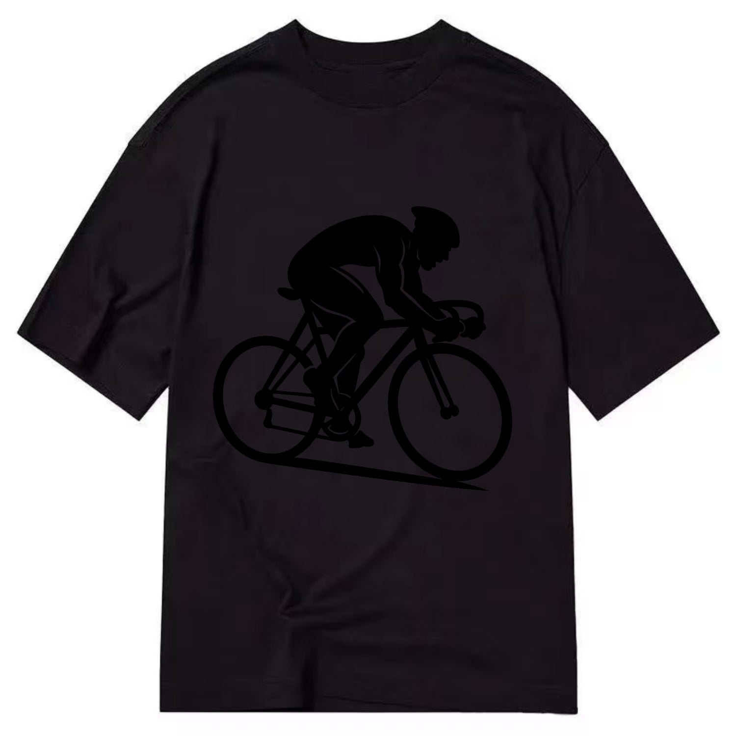 Sprint cyclist racing stance - Classic T-shirt - Black