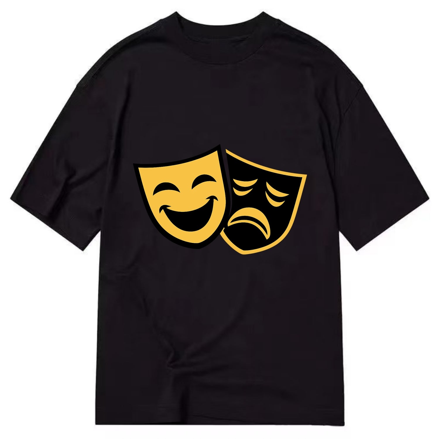 Golden Duality of Theater - Classic T-shirt - Black
