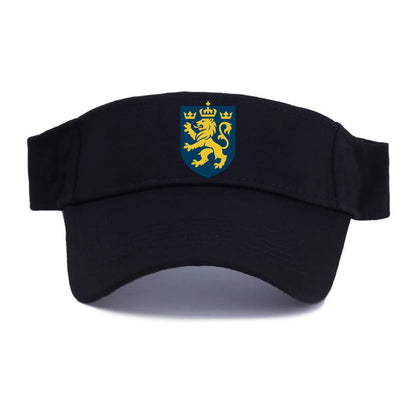 Sweden Three Crowns Emblem  - Visor - Black